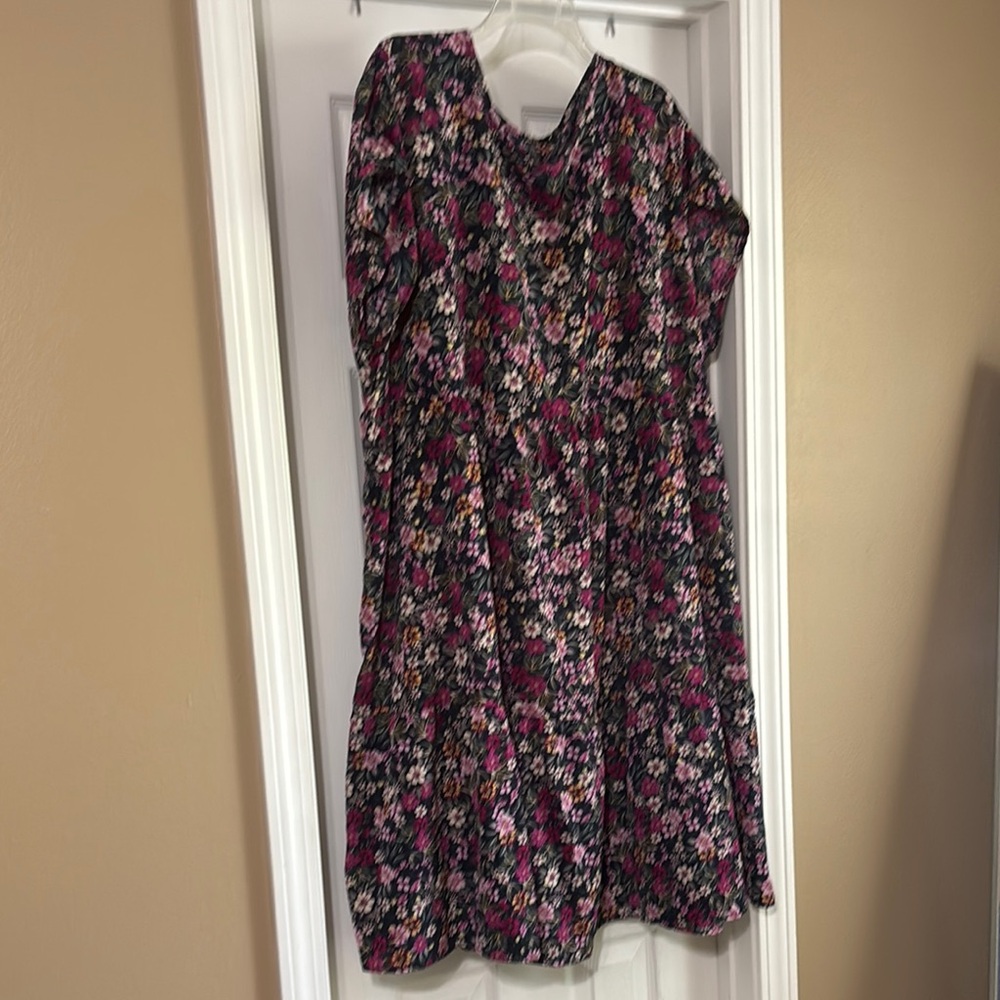 Emery Rose Floral Print Dress